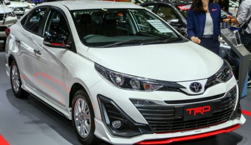 Toyota Yaris ATIV 2018 ใหม่ พร้อมชุดแต่ง TRD ในราคา 16,000 บาท ที่มอเตอร์โชว์