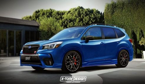 ภาพเรนเดอร์ Subaru Forester STI 2019 จาก X-Tomi Design