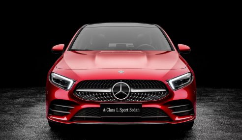 Mercedes-Benz A-Class L Sedan 2018 ซีดานหรูรุ่นเล็กใหม่ เผยโฉมแล้วที่งาน Auto China 2018