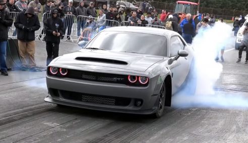 Dodge Challenger SRT Demon 1,000 แรงม้า วิ่งควอเตอร์ไมล์เพียง 9.34 วินาที