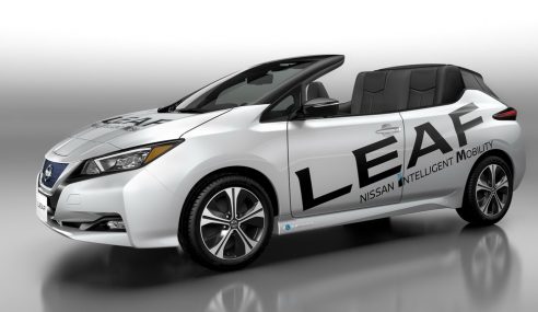 Nissan Leaf รถไฟฟ้าเปิดประทุนแนวคิด ฉลองยอดขายลีฟ 1 แสนคัน