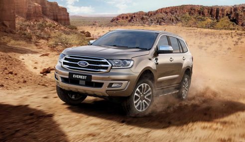 Ford Everest 2018 ไมเนอร์เชนจ์ เตรียมเปิดตัวในไทย 10 ก.ค. นี้!