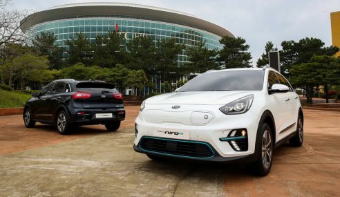 Kia Niro EV 2018 ใหม่ ขุมพลังไฟฟ้า วิ่งได้ไกลถึง 380 กม./การชาร์จครั้งเดียว