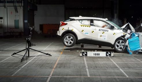 Toyota C-HR ได้รับรางวัลระดับ 5 ดาว จาก ASEAN NCAP