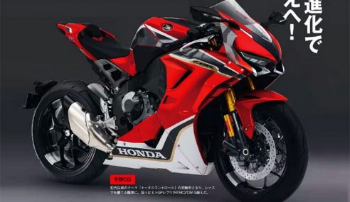 Honda CBR1000RR ไมเนอร์เชนจ์ใหม่ จะมาพร้อมกับโช้กอัพหน้าไฟฟ้าและโปร์อาร์ม