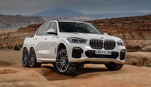 BMW X5 2019 ที่ถูกแปลงร่างเป็นกระบะ 6×6