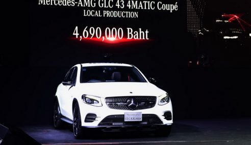 Mercedes-AMG GLC 43 4MATIC Coupé รุ่นประกอบในประเทศ ด้วยราคา 4.69 ล้านบาท