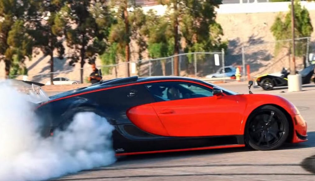 ว่างบวกกับเงินเหลือ เลยจับ Bugatti Veyron มาเปลี่ยนเป็นขับล้อหลัง เอาไว้ดริฟท์โดนัท