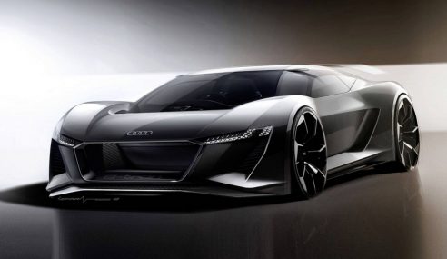 Audi PB18 E-Tron Concept ซูเปอร์คาร์พลังไฟฟ้าจากอนาคต