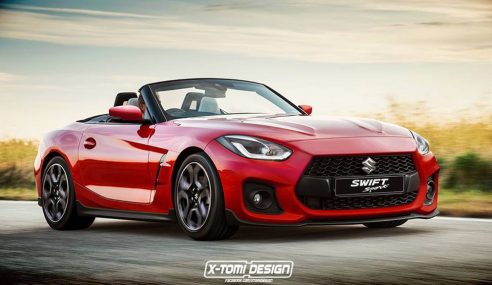 ก็ดูเท่ไม่เบาเมื่อนำเอาหน้า Swift มาใส่บนบอดี้ BMW Z4 กลายเป็น Swift Sport สุุดหรู