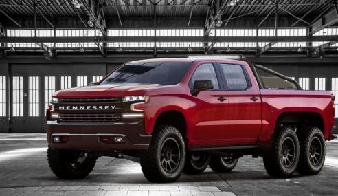 สำนักแต่ง Hennessey จับกระบะ Silverado มาอัพเกรดเป็นรถกระบะ 6×6 สุดเจ๋ง