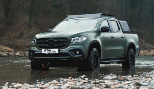 Mercedes-Benz X-Class คันนี้ ถึงมาดจะเท่ แต่ดูน่าหดหู่ เพราะชุดแต่งนี้ ทำมาเพื่อคนชอบล่าสัตว์