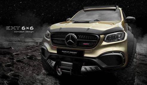 โหดอะไรขนาดนี้ Mercedes X-Class 6X6 กระบะ 6 ล้อ ออฟโรด ที่ออกแบบโดย Carlex