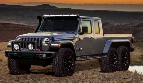 โหดสุดในสามโลก Jeep Gladiator 6×6 กระบะ 6 ล้อ ที่พร้อมพาลุยทุกตารางเมตร ทั้งใน และนอกถนน