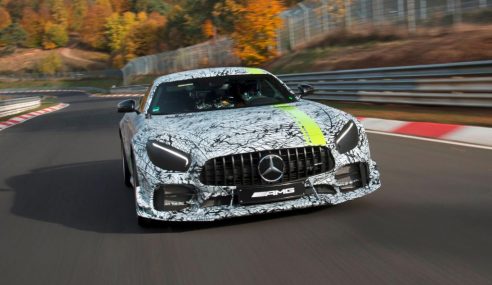 Mercedes-AMG GT R Pro จ่อเดบิวต์ที่ LA คาดกำลังมาไม่ต่ำกว่า 600 แรงม้า