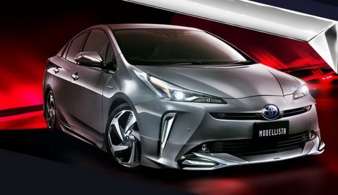 Toyota Prius ที่ถูกปรับโฉมใหม่ให้สปอร์ตยิ่งขึ้นจาก Modellista