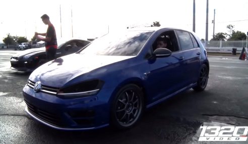 ชมโฉมหน้าวายร้ายอย่าง Volkswagen Golf R ที่แรงไม่เกรงใจรถ Muscle Car อย่าง Dodge