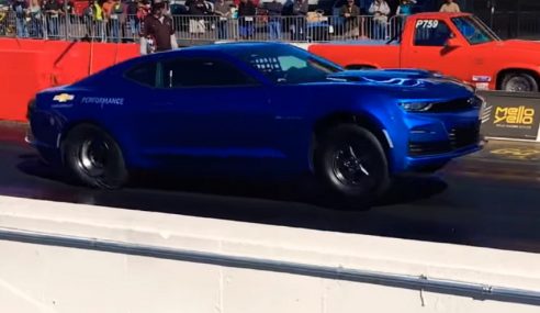 Chevrolet eCOPO Camaro พลังไฟฟ้า ที่พุ่งแรงจนออกตัวทีมีหน้าหงาย