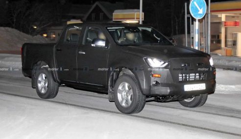 ภาพแอบถ่าย Isuzu D-Max คันใหม่ ที่หลายคนต่างโฟกัสที่ไฟหน้าแบบ Full-LED