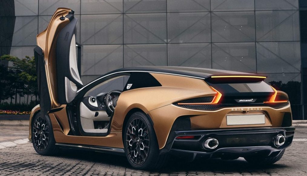 รูปทรงก็ดูไม่แย่นะ หาก McLaren GT จะย้ายเครื่องยนต์ไปวางไว้ด้านหน้า