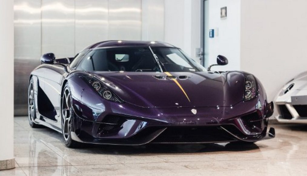 Regera คาร์บอนไฟเบอร์ สีม่วง สนนราคาเบา ๆ เพียง 92 ล้านบาท