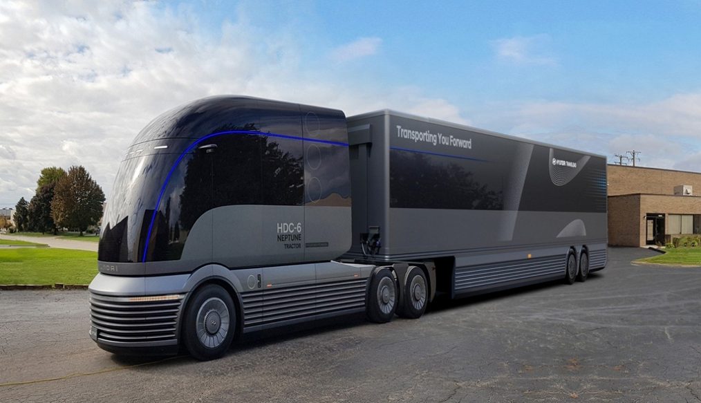 แนวคิด Hyundai HDC-6 Neptune รถบรรทุกสุดล้ำ หน้าตาราวกับยานอวกาศ