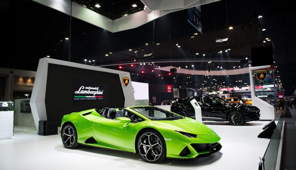 “Lamborghini Huracán EVO Spyder” และ “ Lamborghini Urus” นำทัพ ซูเปอร์สปอร์ตคาร์หรูในงาน Motor Expo 2019