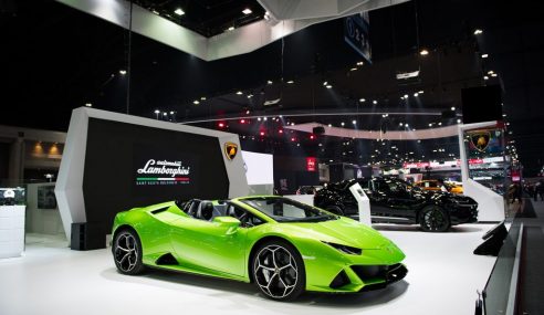 “Lamborghini Huracán EVO Spyder” และ “ Lamborghini Urus” นำทัพ ซูเปอร์สปอร์ตคาร์หรูในงาน Motor Expo 2019