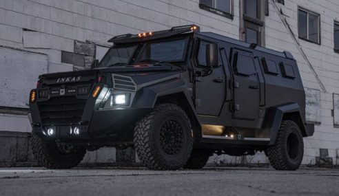 Inkas Sentry Civilian คันนี้เหมาะกับหน่วย SWAT มากที่สุด ถูกพัฒนามาจาก Ford F-550