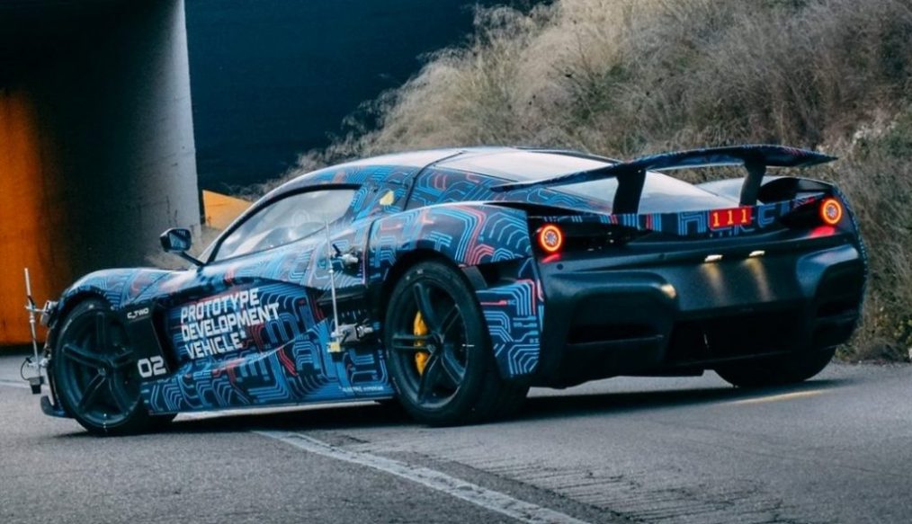 Rimac อวดต้นแบบไฮเปอร์คาร์คันใหม่ C_Two 1,888 แรงม้า ยืนยันเปิดตัว 2020