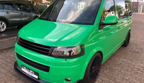 รถครอบครัวสายซิ่ง VW T5 ถูกจับยัดเครื่องเทอร์โบจาก Porsche 911