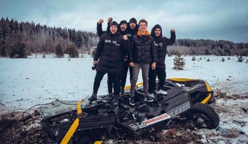 Mercedes-AMG G63 มีปัญหาจุกจิก หนุ่มรัสเซียจึงจับดิ่งพื้นที่ความสูงกว่า 1,000 ฟิต ซะเลย