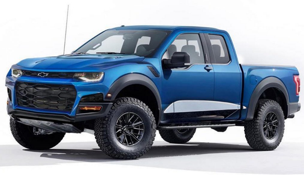 ผ่านมั้ยหาก Chevrolet จะนำใบหน้ารถสปอร์ตอย่าง Camaro มาใส่ไว้บนรถกระบะ