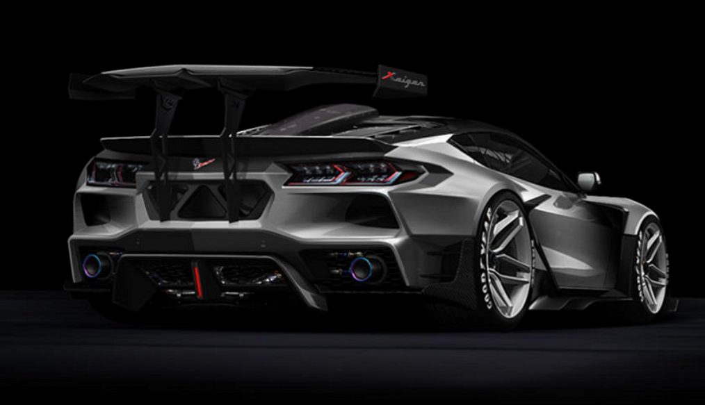 สุดในรุ่น C8 Corvette กับชุดแต่งลำตัวกว้าง ที่พาให้หวนนึกถึง C3 ในตำนาน