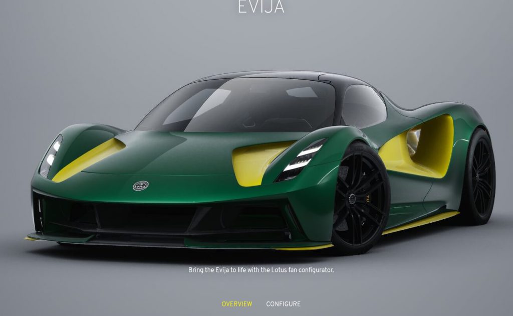 Lotus Evija ไฮเปอร์คาร์ไฟฟ้ากำลัง 1,972 แรงม้า มาพร้อมสีเขียว-เหลืองที่คุ้นตา