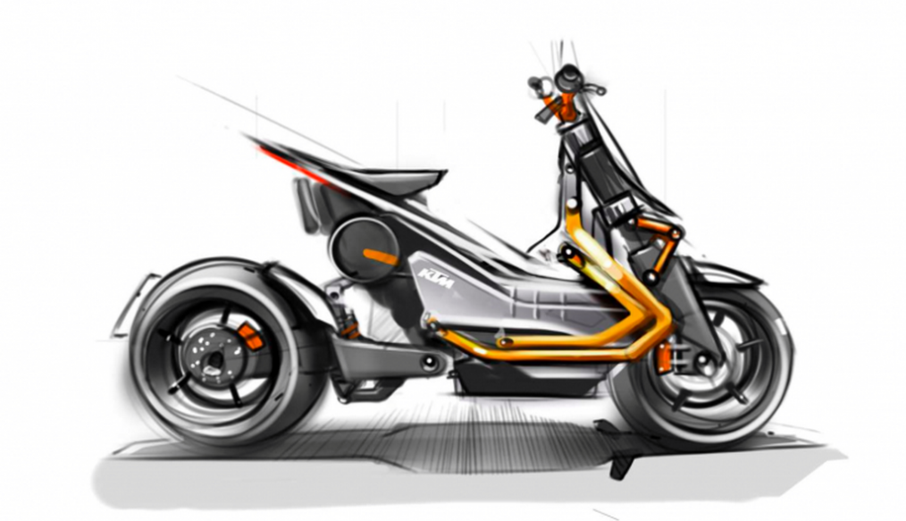 เผยร่างใหม่ของสกู๊ตเตอร์พลังงานไฟฟ้าจาก KTM