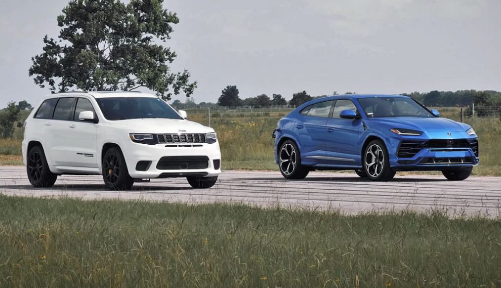 ศึกแห่งซุปเปอร์เอสยูวี เมื่อ Grand Cherokee Trackhawk ดวลกับ Urus ใครจะชนะ