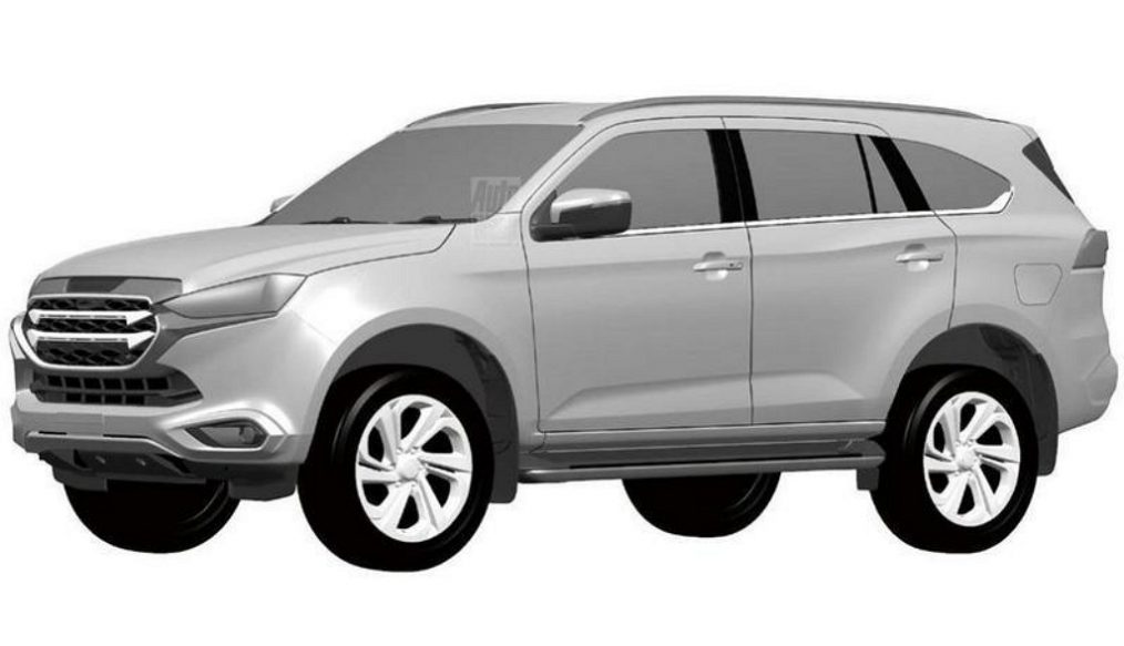หลุดภาพร่างการออกแบบ Isuzu MU-X 2021 ภาพชุดนี้ยื่นจดสิทธิบัตรในญี่ปุ่นเรียบร้อยแล้ว