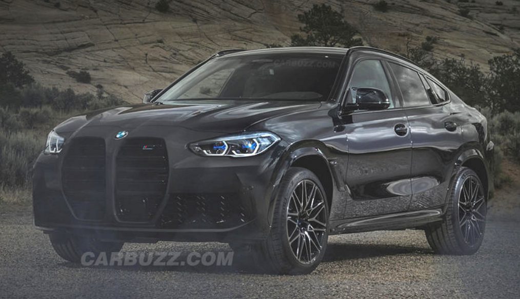 ใหญ่เกิ้นน กับเรนเดอร์เอสยูวีจากค่าย BMW ที่ได้รับกระจังหน้าใหม่ไตคู่แบบใหม่