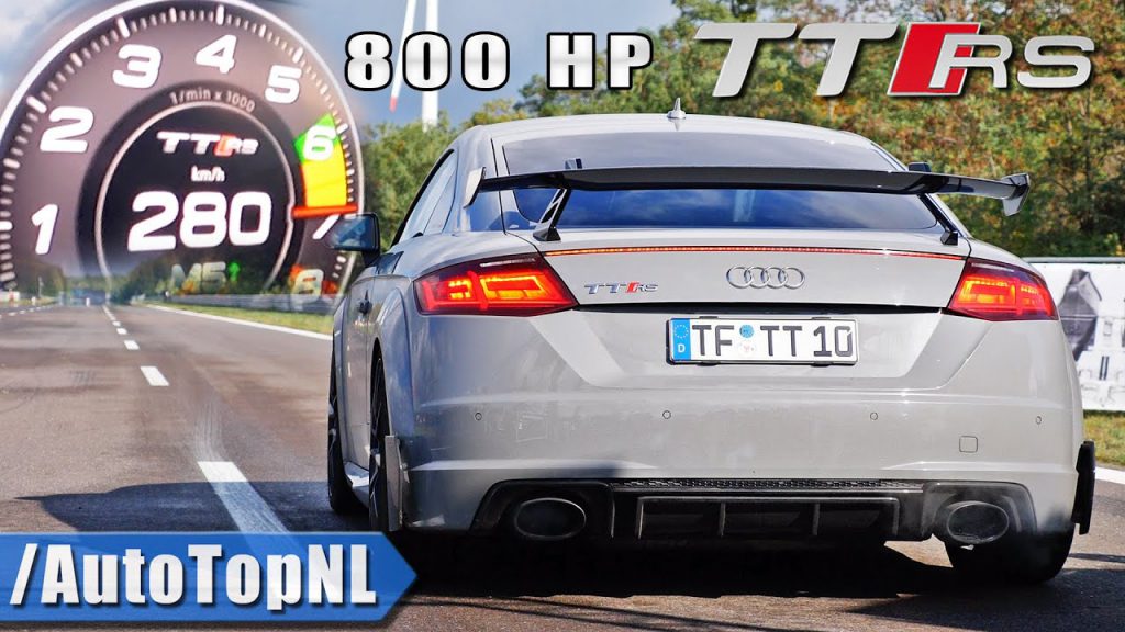 Audi TT RS คันนี้ถูกขุนกำลังให้แรงกว่า 800 แรงม้า