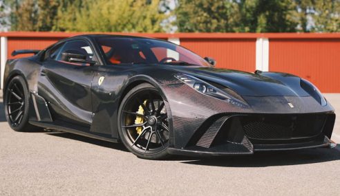 Ferrari 812 Superfast ผลงานระดับมาสเตอร์พีซ ทุกพื้นที่บนรถมีแต่คาร์บอนไฟเบอร์