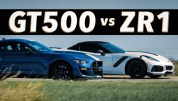 เรียกได้ว่าสมศักดิ์ศรี กับแมทช์ที่เพอร์เฟค เมื่อ C7 Corvette ZR1 พบกับ Mustang Shelby GT500