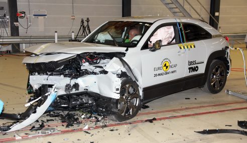 Honda Jazz และ Mazda MX-30 ปี 2020 ได้คะแนน 5 ดาว จากการทดสอบการชนโดย Euro NCAP