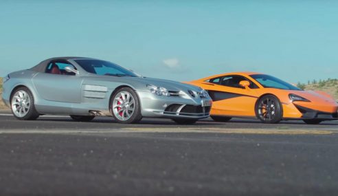 SLR McLaren และ McLaren 540C มาพบกันงานนี้ไล่บี้กันยับ