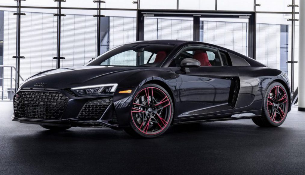 R8 Panther Edition RWD ซุปเปอร์คาร์รุ่นพิเศษ ที่มาพร้อมสีม่วงเข้มตัดกับสีแดงสุดสง่า
