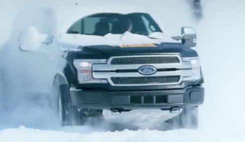 Ford F-150 Electric กระบะพลังไฟฟ้าไม่กลัวหิมะ พิสูจน์แล้วจากการทดสอบนี้