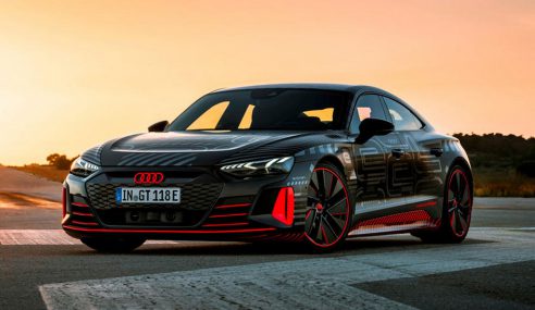 Audi e-tron GT ปี 2021 ใหม่ สปอร์ตซีดานขุมพลังไฟฟ้า เตรียมเปิดตัว 9 ก.พ. นี้!