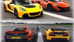 McLaren 675LT ปะทะ Lotus Exige V6 Club Racer