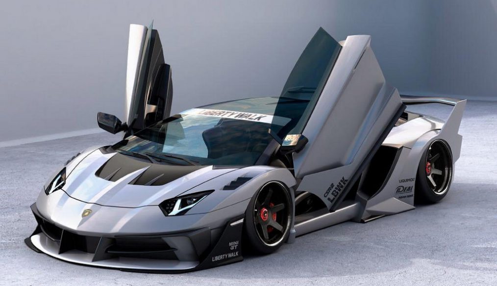 Lamborghini Aventador กับชุดแต่ง GT Evo ล่าสุดจาก Liberty Walk