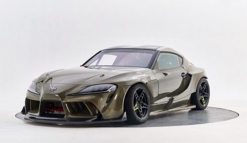 Toyota Supra ลงเครื่องยนต์ 2JZ เทอร์โบคู่ และตัวถังคาร์บอนเคฟลาร์ สำหรับนักดริฟท์โดยเฉพาะ